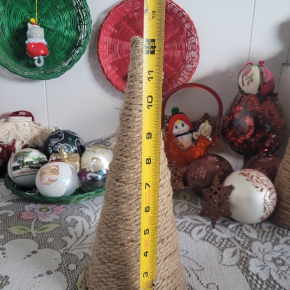 Christmas Tree Jute Twine Set of 2 - Picture 8 of 16